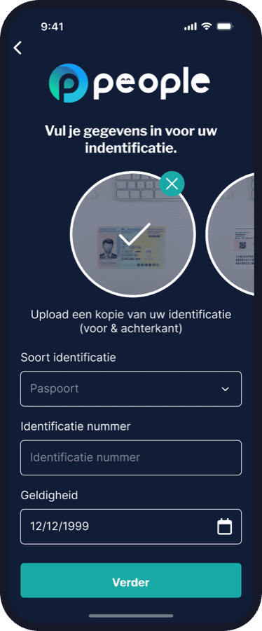 Identificatie aanleveren
